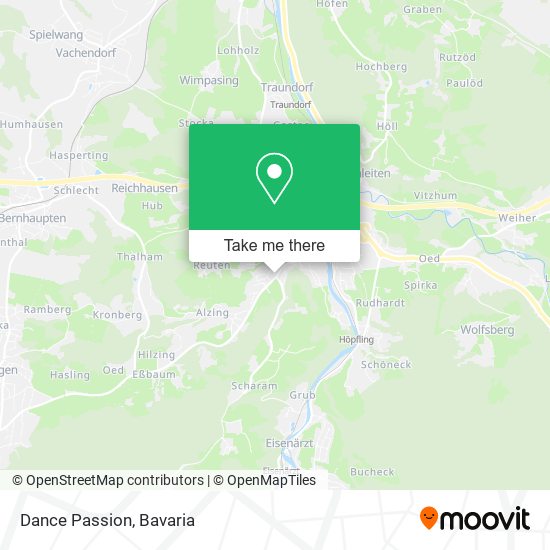 Dance Passion map