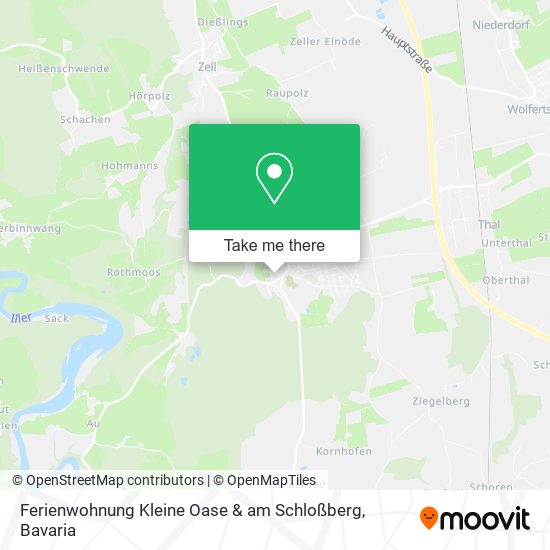 Ferienwohnung Kleine Oase & am Schloßberg map