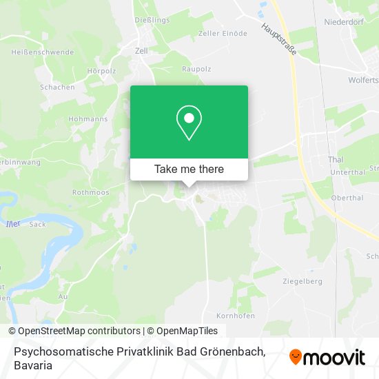 Карта Psychosomatische Privatklinik Bad Grönenbach