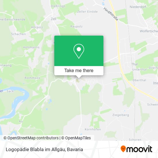 Logopädie Blabla im Allgäu map