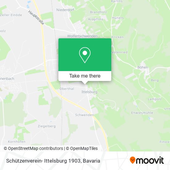 Schützenverein- Ittelsburg 1903 map