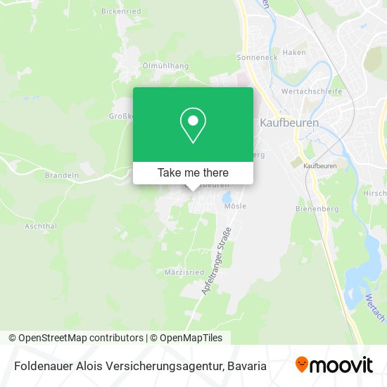 Foldenauer Alois Versicherungsagentur map