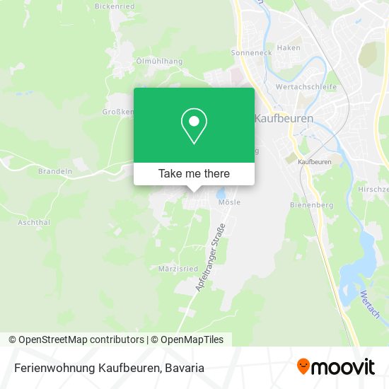 Ferienwohnung Kaufbeuren map