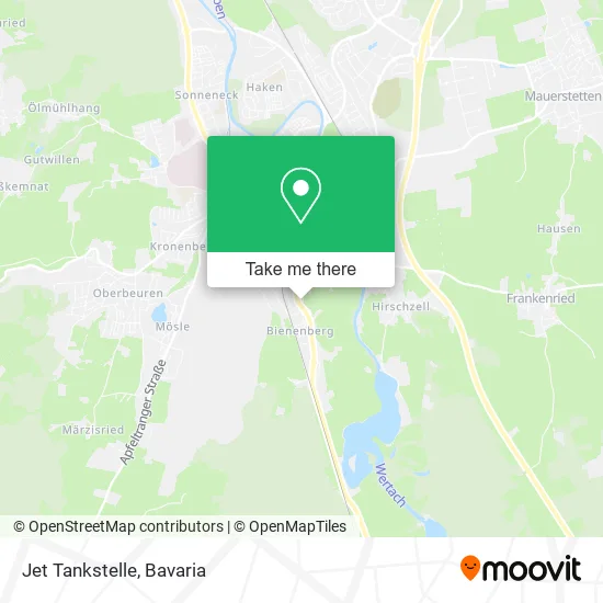 Карта Jet Tankstelle