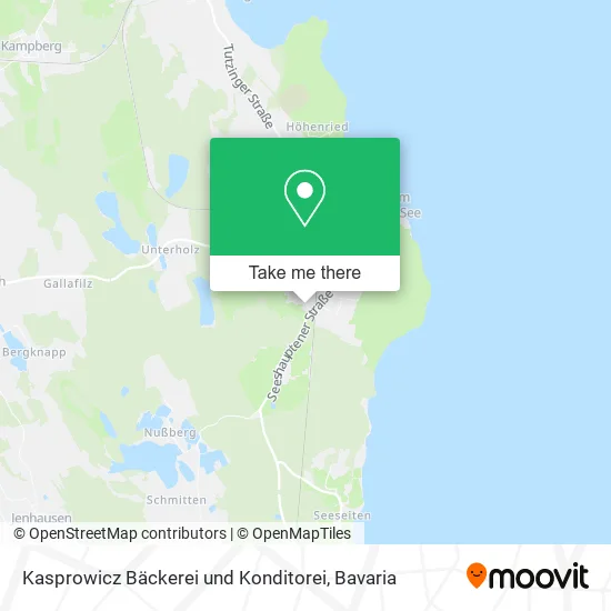 Карта Kasprowicz Bäckerei und Konditorei
