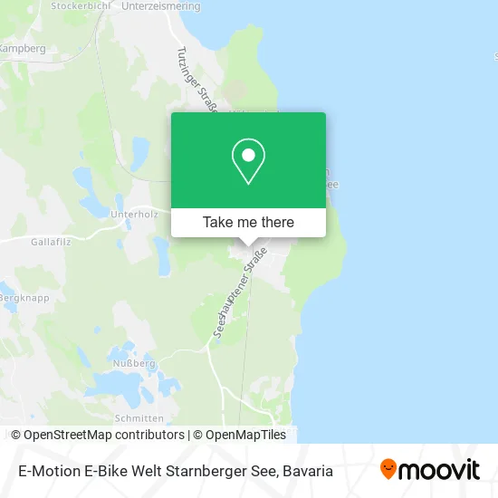 E-Motion E-Bike Welt Starnberger See map