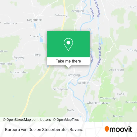 Карта Barbara van Deelen Steuerberater