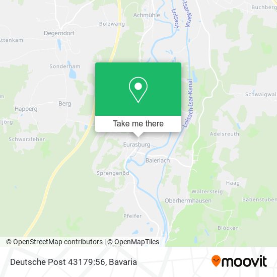Deutsche Post 43179:56 map