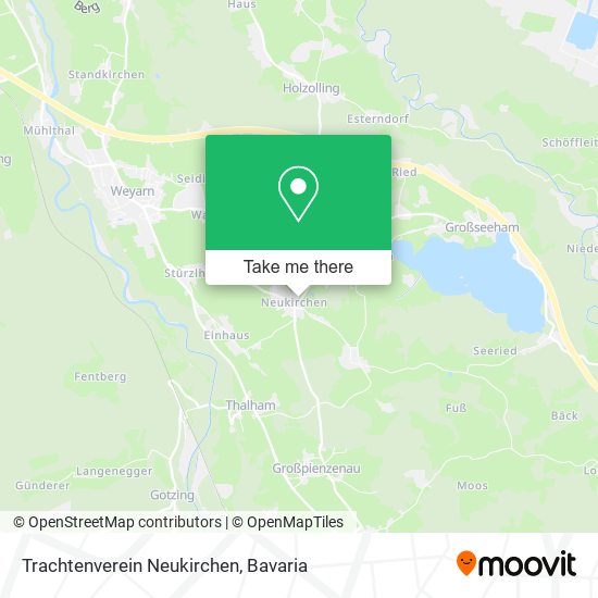 Trachtenverein Neukirchen map