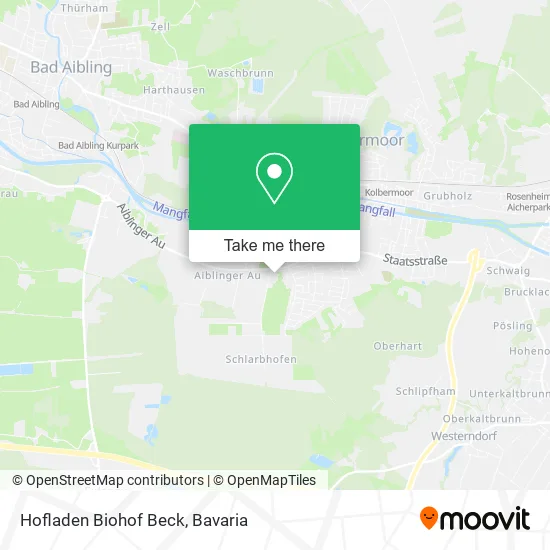 Карта Hofladen Biohof Beck