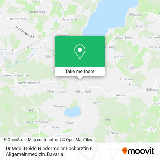 Dr.Med. Heide Niedermeier Fachärztin F. Allgemeinmedizin map