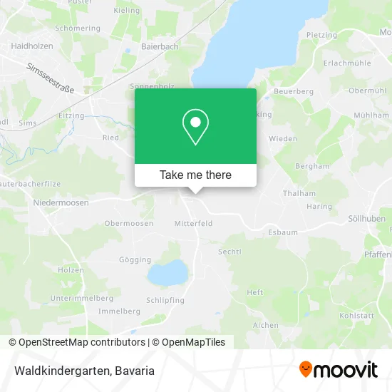 Waldkindergarten map