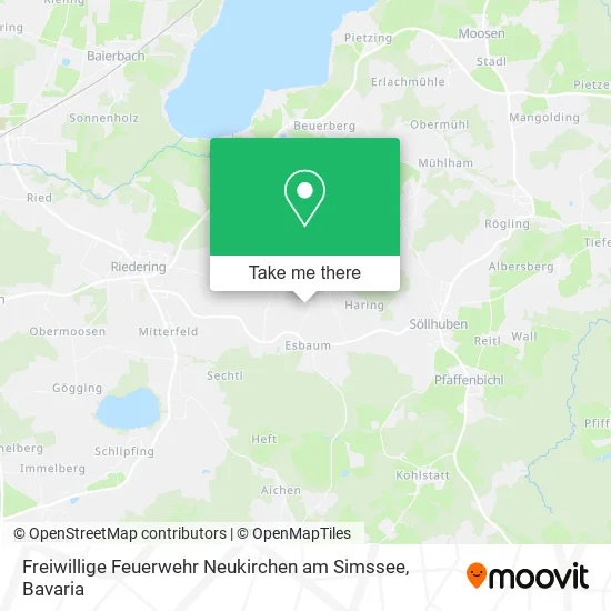 Карта Freiwillige Feuerwehr Neukirchen am Simssee