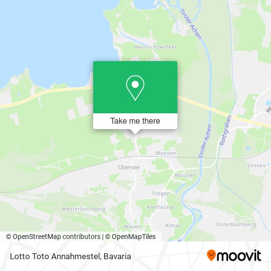 Lotto Toto Annahmestel map