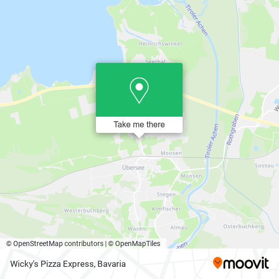 Wicky's Pizza Express map