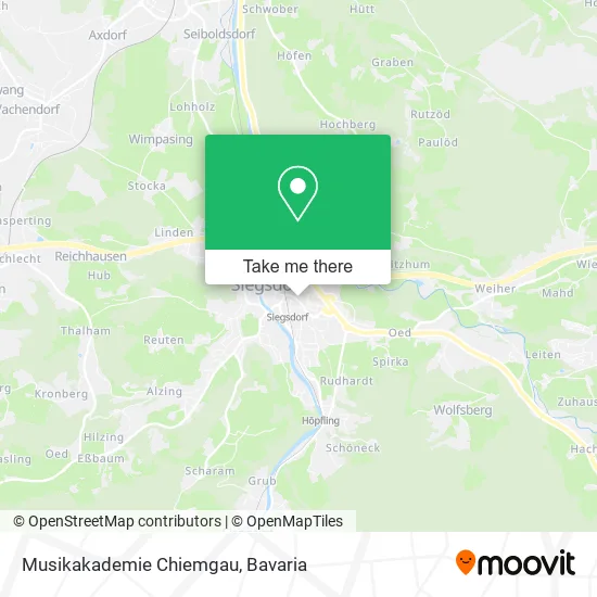 Карта Musikakademie Chiemgau