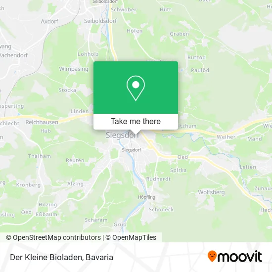 Карта Der Kleine Bioladen