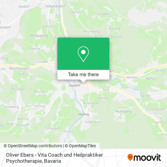 Oliver Ebers - Vita Coach und Heilpraktiker Psychotherapie map