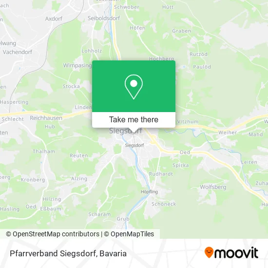 Карта Pfarrverband Siegsdorf
