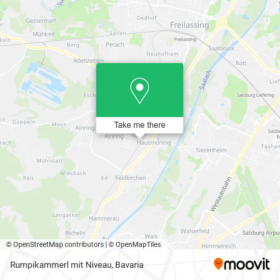 Карта Rumpikammerl mit Niveau