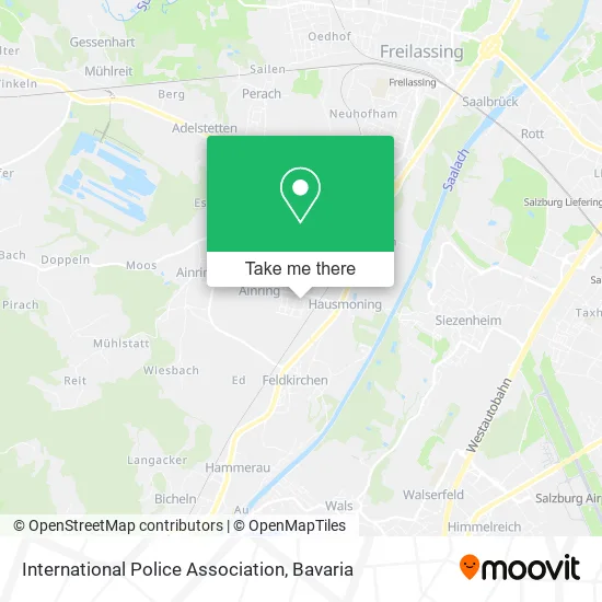 Карта International Police Association