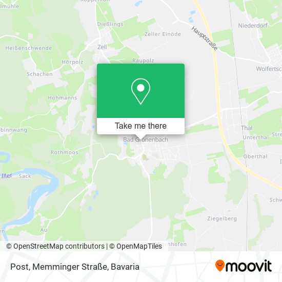 Post, Memminger Straße map
