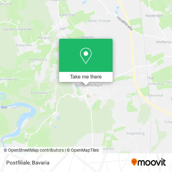 Карта Postfiliale