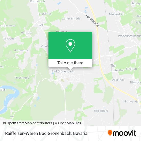 Raiffeisen-Waren Bad Grönenbach map