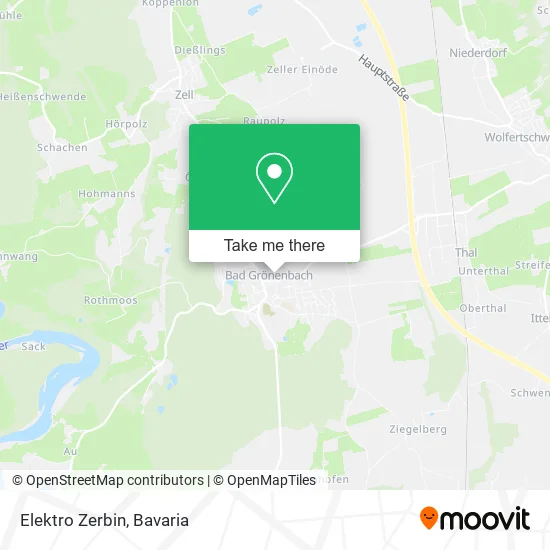 Карта Elektro Zerbin