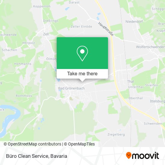 Büro Clean Service map