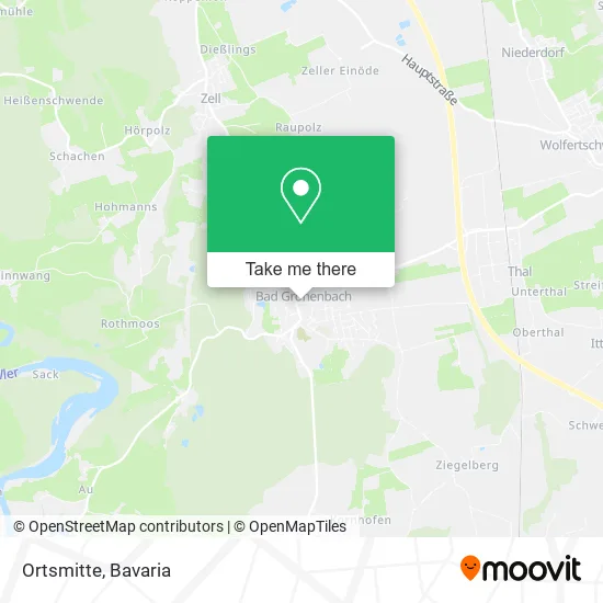 Карта Ortsmitte