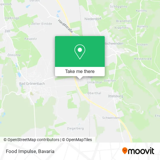 Карта Food Impulse