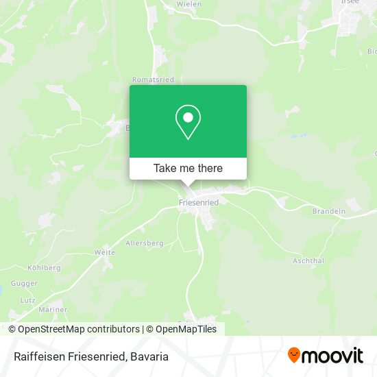 Raiffeisen Friesenried map