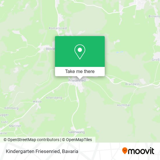 Kindergarten Friesenried map