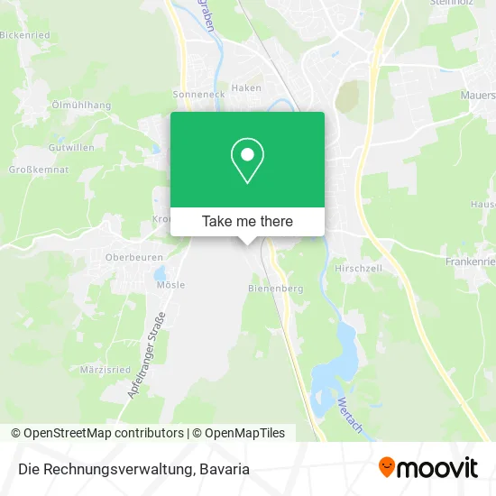 Карта Die Rechnungsverwaltung