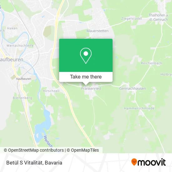 Карта Betül S Vitalität