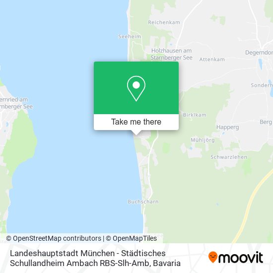 Landeshauptstadt München - Städtisches Schullandheim Ambach RBS-Slh-Amb map