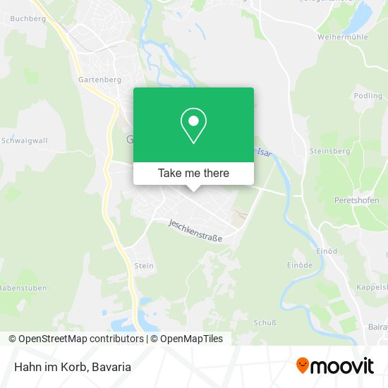 Hahn im Korb map