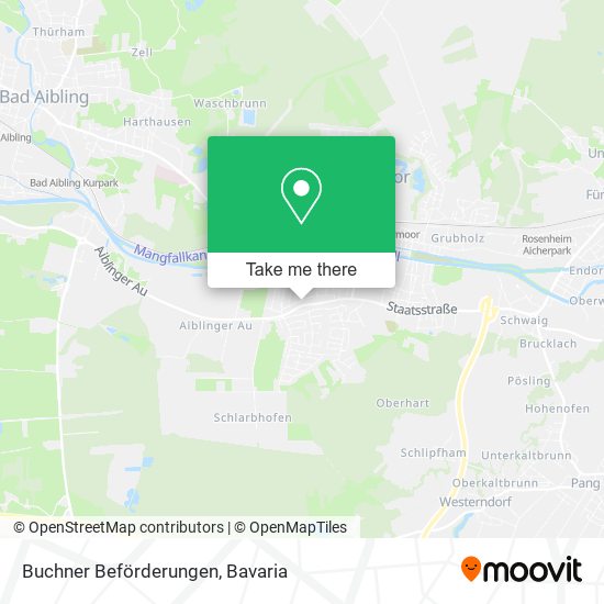 Buchner Beförderungen map
