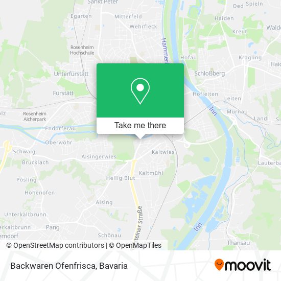 Карта Backwaren Ofenfrisca