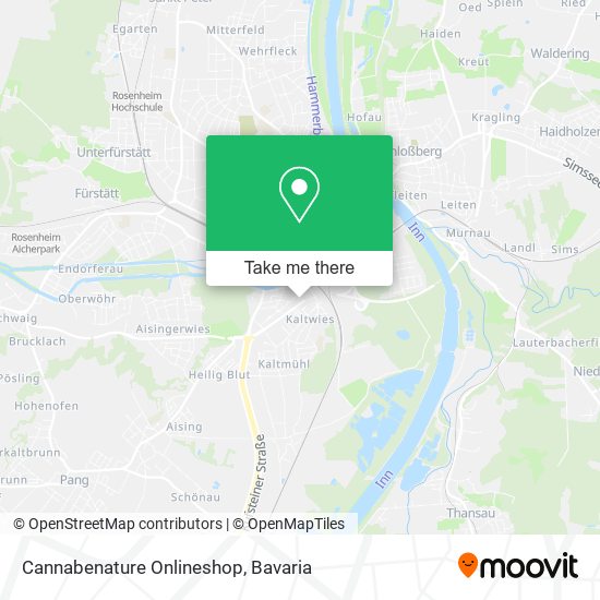 Cannabenature Onlineshop map