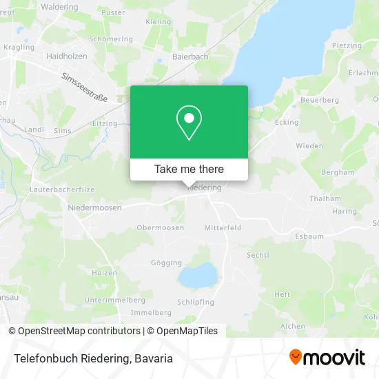 Карта Telefonbuch Riedering