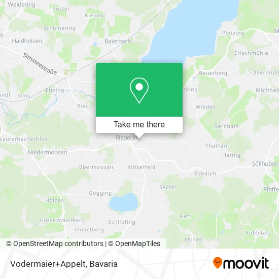Карта Vodermaier+Appelt