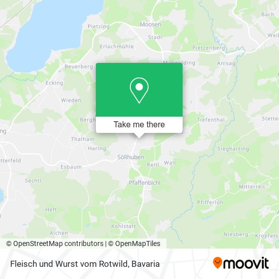 Fleisch und Wurst vom Rotwild map