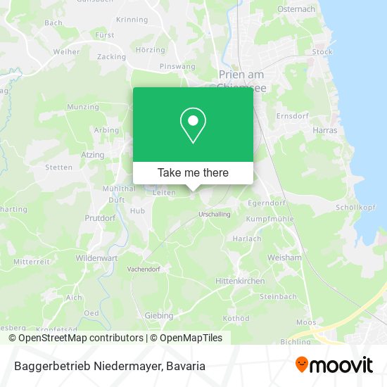 Baggerbetrieb Niedermayer map