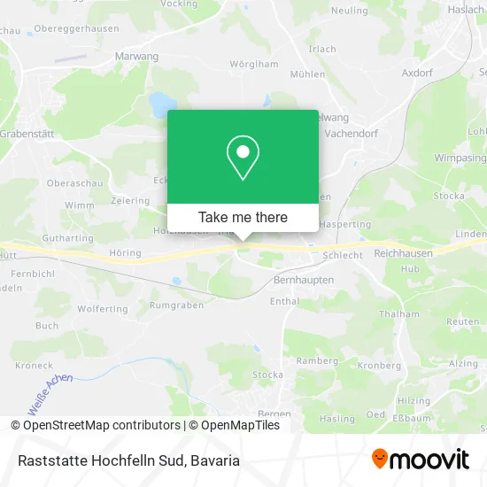 Карта Raststatte Hochfelln Sud