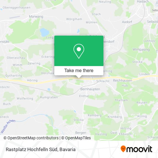 Rastplatz Hochfelln Süd map
