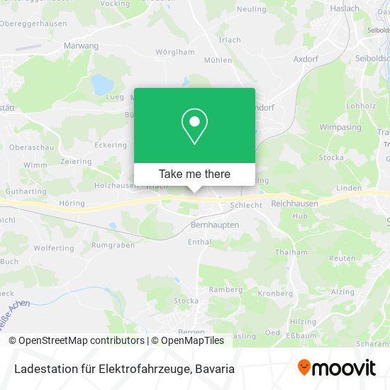 Ladestation für Elektrofahrzeuge map