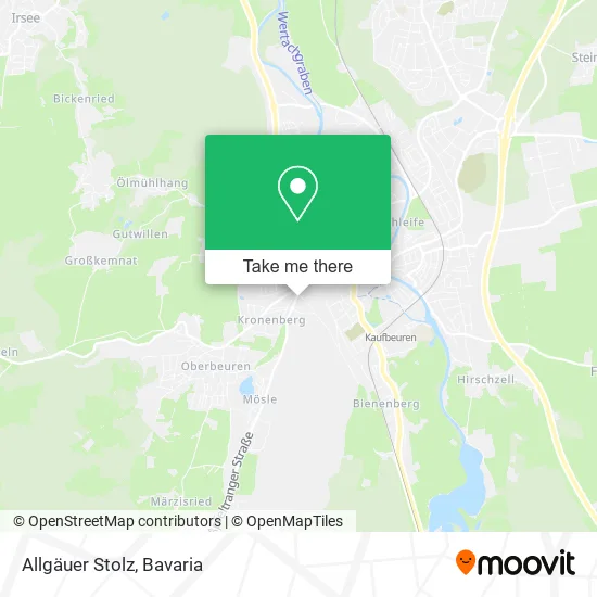 Карта Allgäuer Stolz