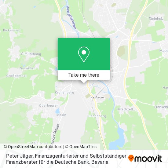 Peter Jäger, Finanzagenturleiter und Selbstständiger Finanzberater für die Deutsche Bank map